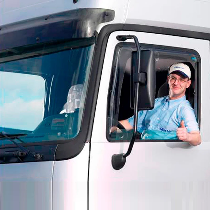 ClimAir, Vindavvisare för framdörrar, Rökfärgad, passar DAF XF, XG, XG+, XD 2022-