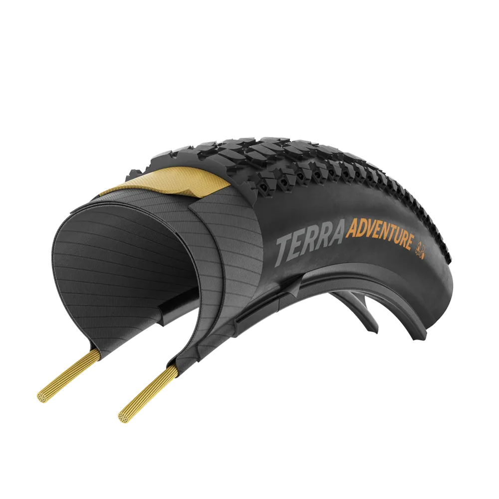 CONTINENTAL TERRA ADVENTURE TRAIL GRIP 700x55c Tubeless Ready Brunt däck