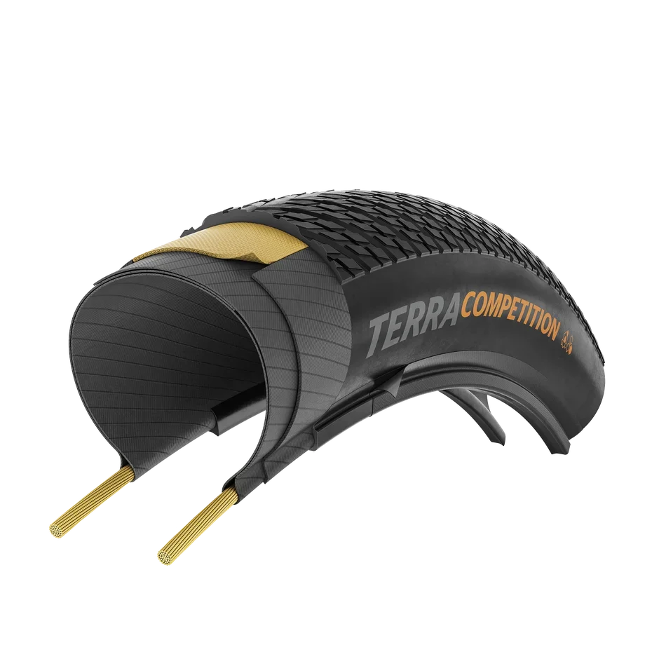 CONTINENTAL TERRA COMPETITION TRAIL GRIP 700x45c Tubeless Ready Brunt däck