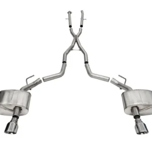 Corsa 2011-2025 Dodge Durango Xtreme 2.5in Cat-Back Dual Rear Exit w/ Single 4.5in Polished Tips