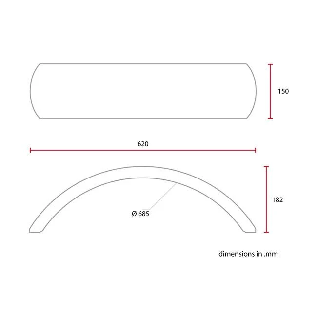C-Racer 17/18" Universal Bakskärm No1