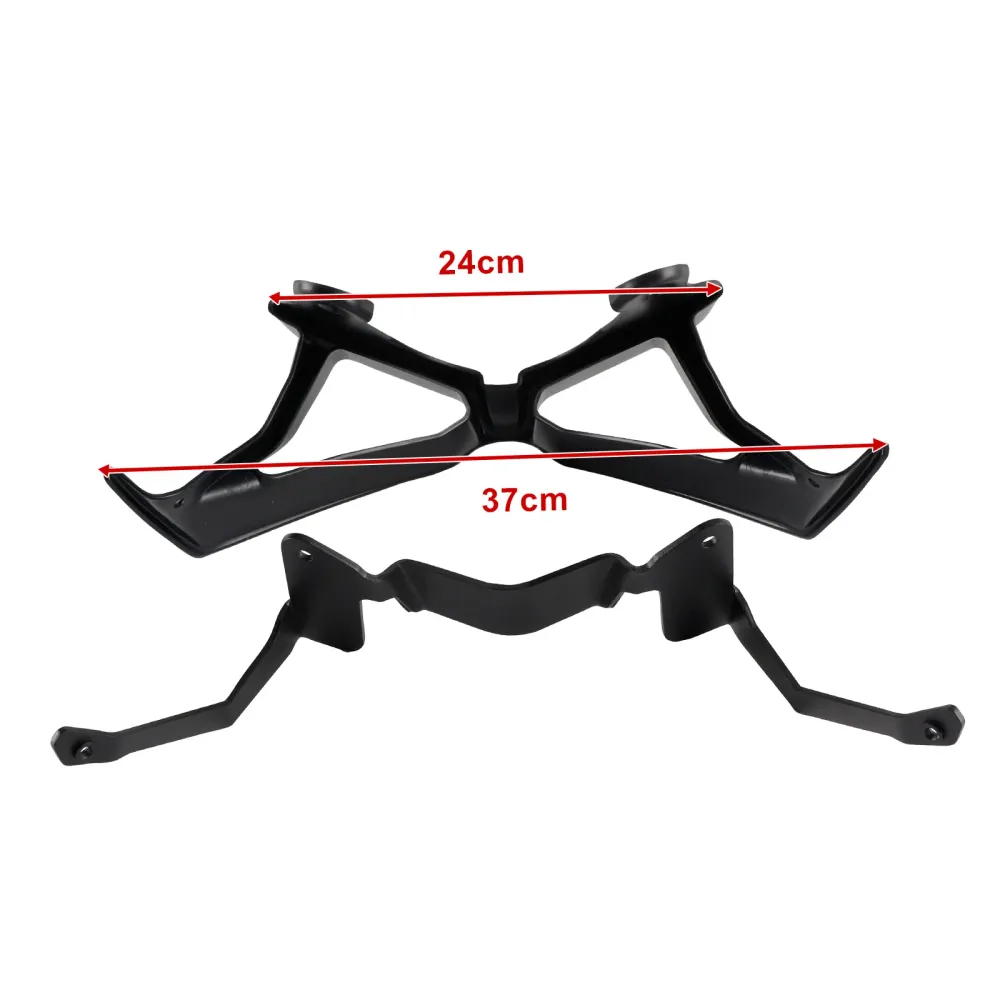 Frontstrålkastare Winglet Fin Fairing Aerodynamik för Yamaha MT-09 2017-2020