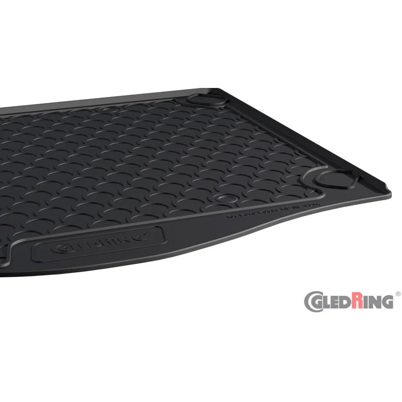 Geldring, Gummimatta för bagageutrymme, passar Ford Focus III HB 5-dörrars 2011-2018 (smal reservdäck)