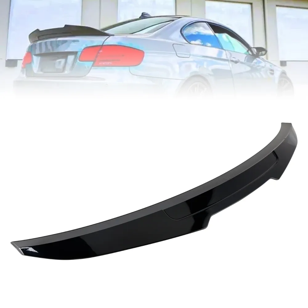 Glanssvart Bakre Boot Spoiler För BMW 3-serie E92 06-13 Coupe PSM Style