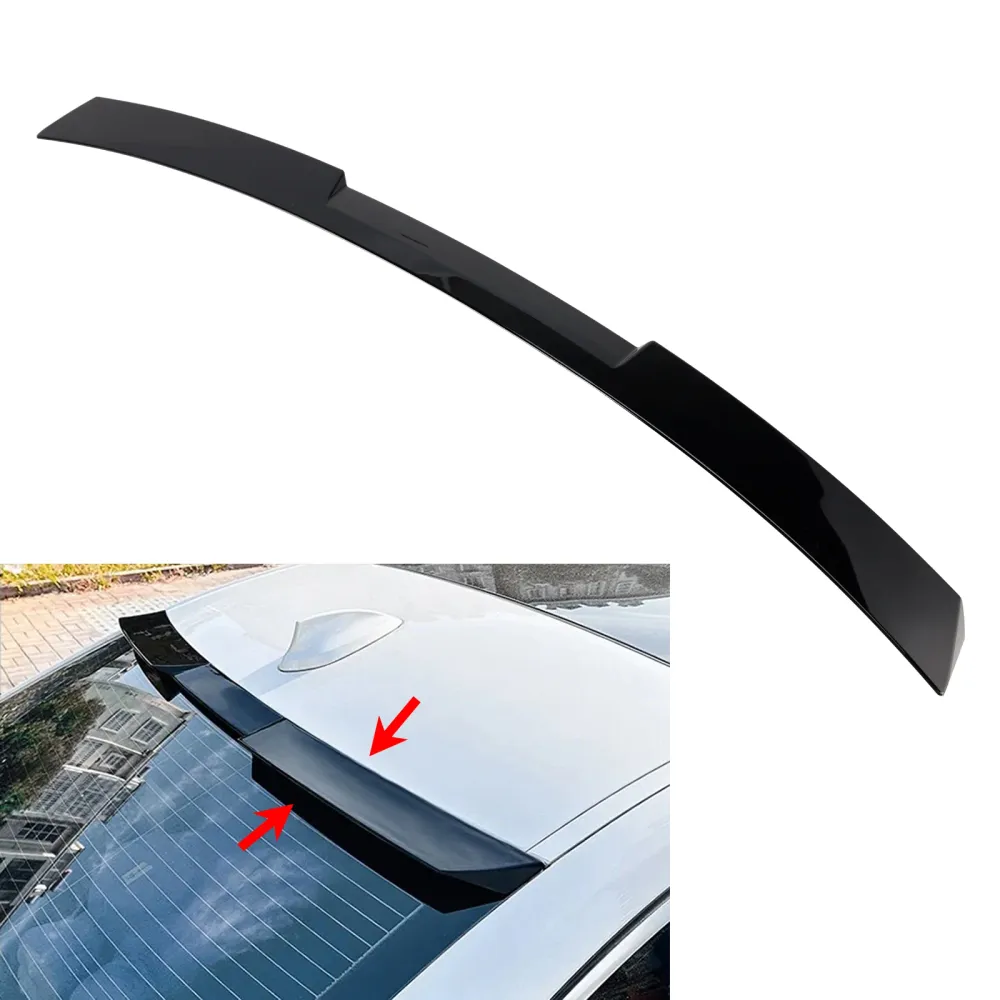 Glanssvart bakre takspoiler Fönstervinge för BMW 3-serie G20 G80 2018+