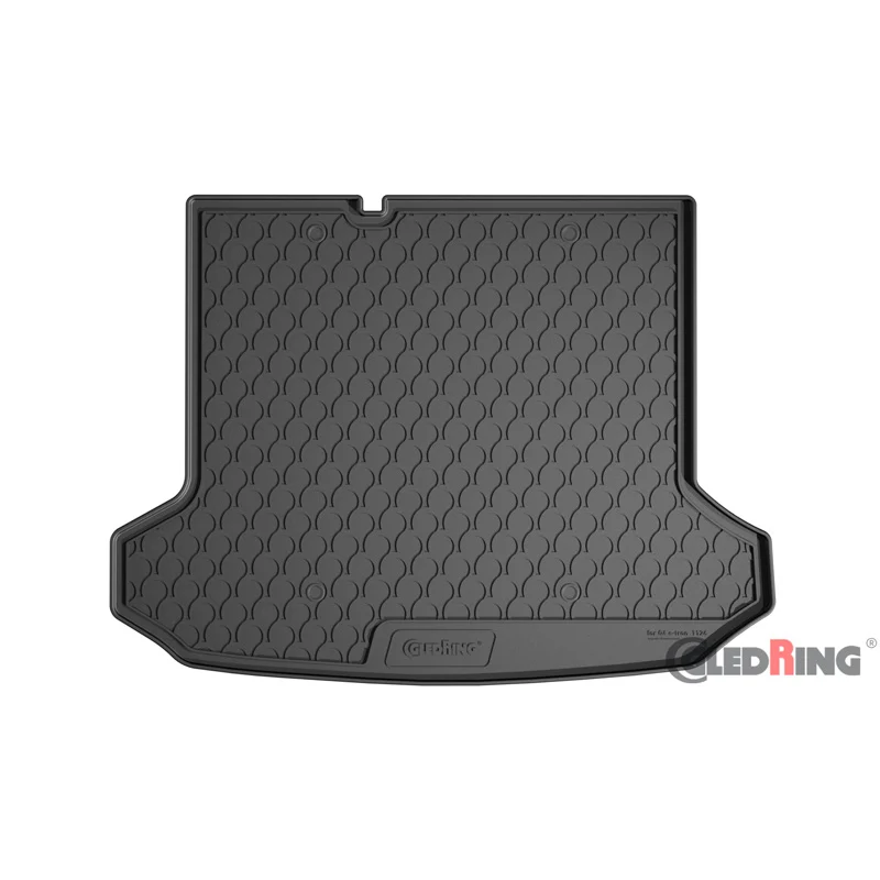 Gledring, Gummimatta för bagageutrymme, passar Audi Q4 e-tron (F4B) 2021- (Nedre våning)