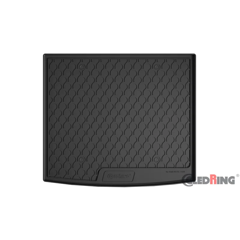 Gledring, Gummimatta för bagageutrymme, passar Audi Q3 (F3B) 2019- (Övre variabelt golv)
