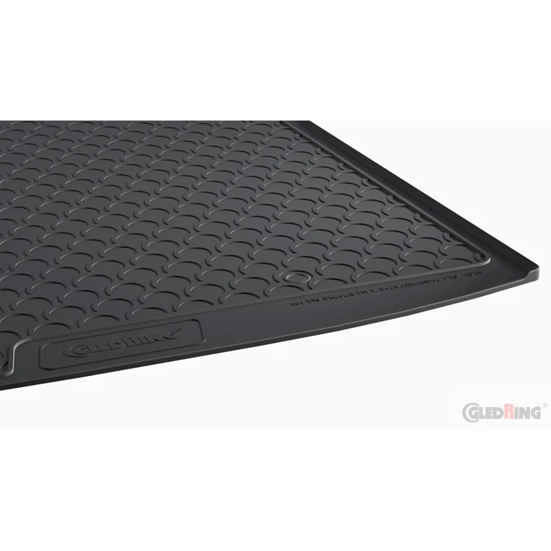 Gledring, Gummimatta för bagageutrymme, passar Seat Alhambra 2010- & Volkswagen Sharan 2010- (5- & 7-personer)