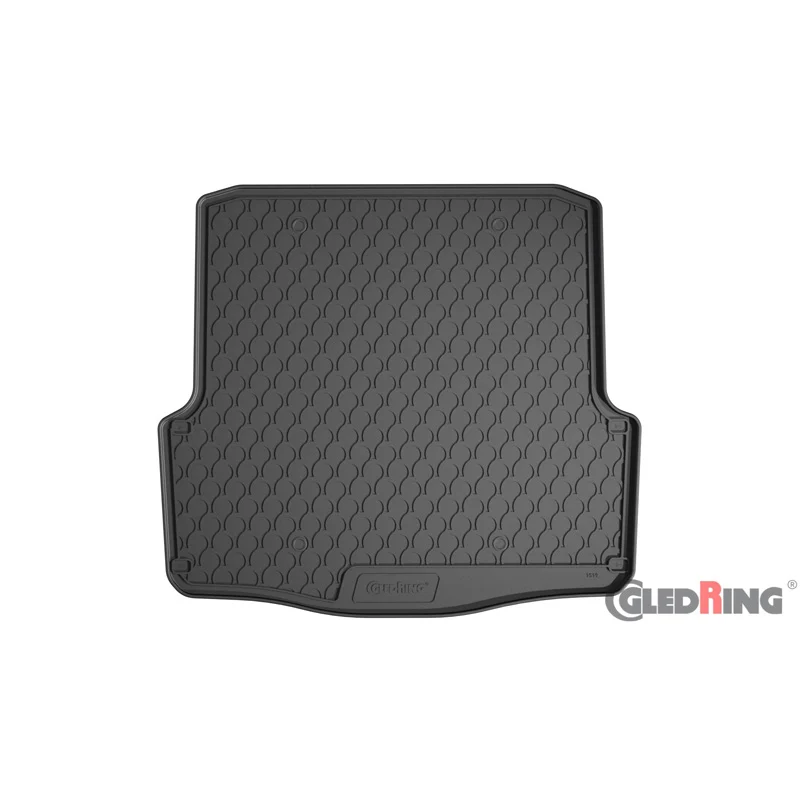 Gledring, Gummimatta för bagageutrymme, passar Skoda Octavia II Kombi 2004-2012 (Nedre variabelt golv)