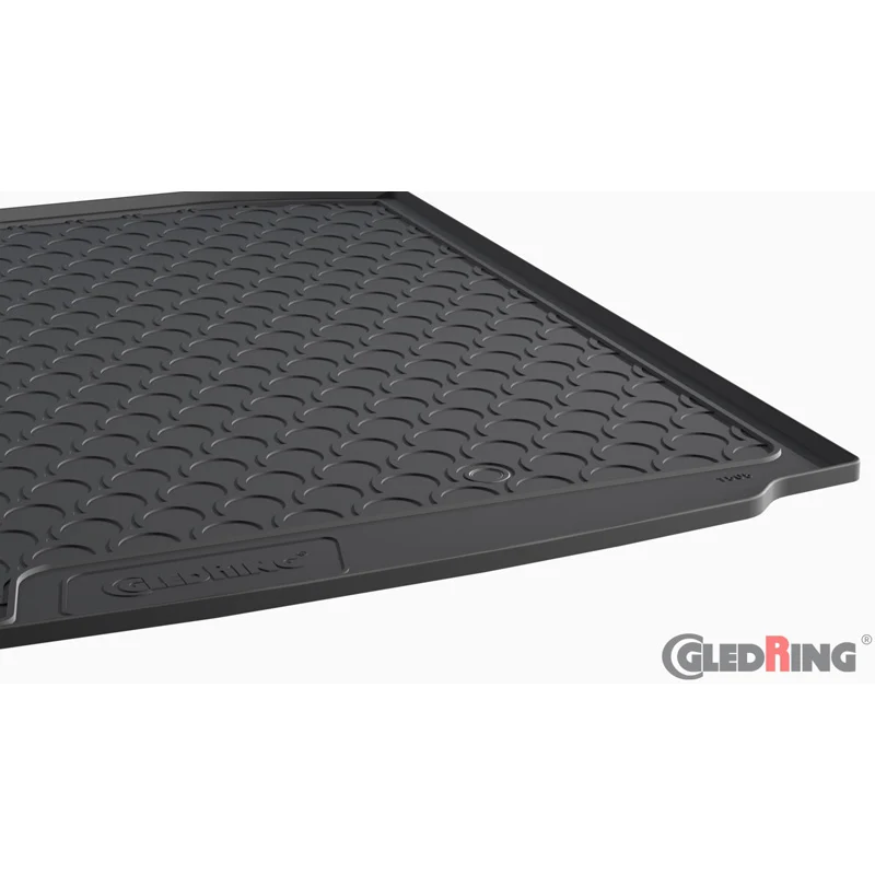 Gledring, Gummimatta för bagageutrymme, passar Skoda Octavia 5E Hatchback 5-dörrars 2013-2020 (Nedre våning)