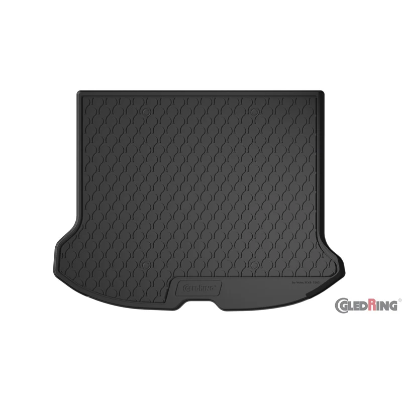 Gledring, Gummimatta för bagageutrymme, passar Volvo XC60 2008-2016 (smal reservdäck)