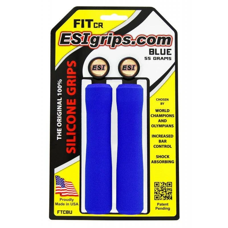 Handtag ESI FIT CR (CHUNKY/RACER'S EDGE COMBO) 130 mm Blå
