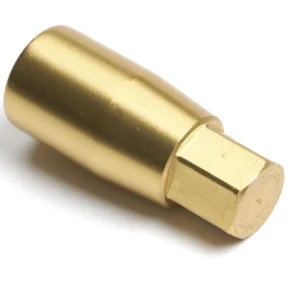 Hjulmutter M 8 Aluminium sexkant Gold