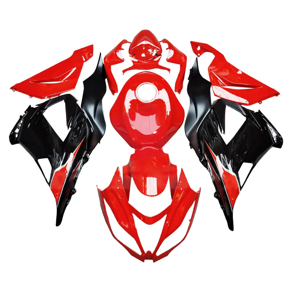 Injection Fairing Kit Bodywork Plast ABS passform för Kawasaki ZX6R 636 2013-2018
