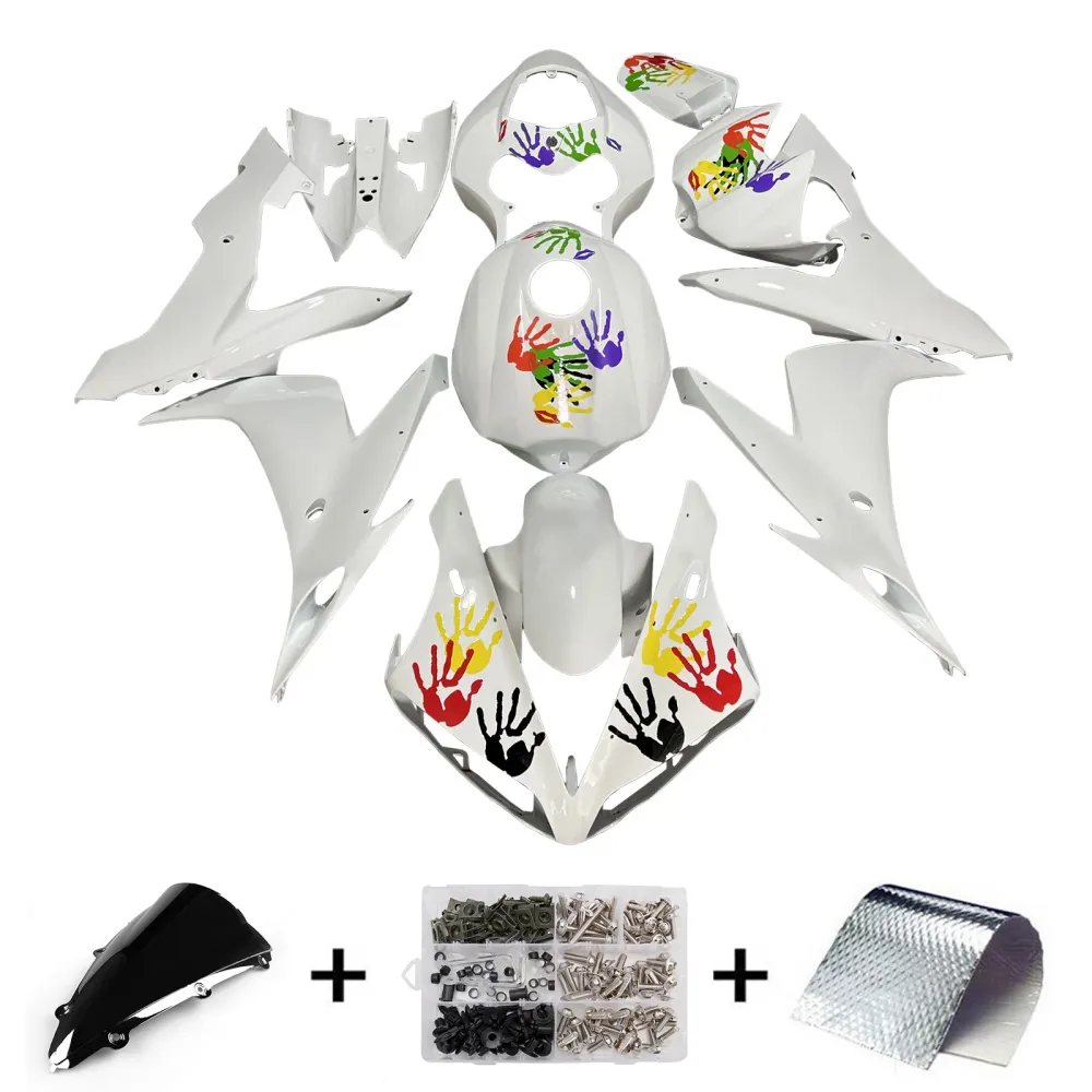 Injection Fairing Kit Bodywork Plastic ABS Yamaha YZFR1 YZF-R1 2004-2006