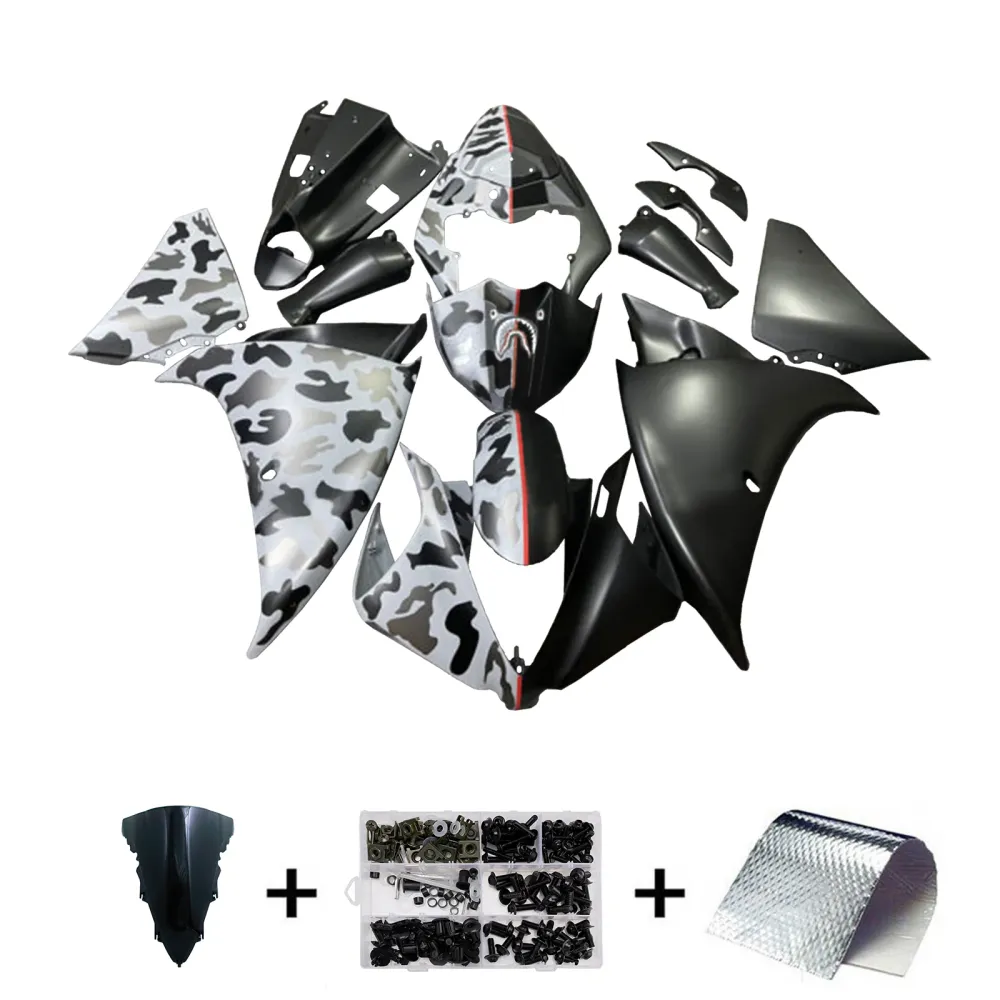 Injection Fairing Kit Bodywork Plastic ABS Yamaha YZFR1 YZF-R1 2012-2014