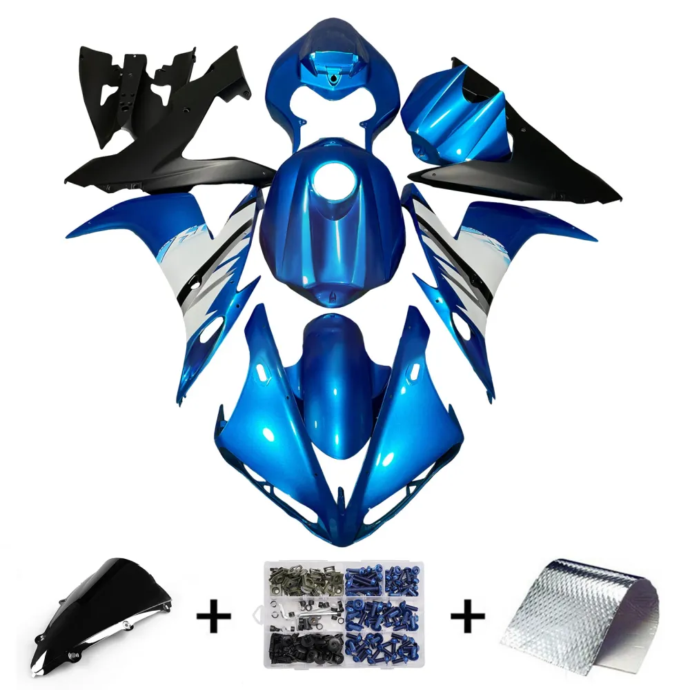 Injection Fairing Kit Bodywork Plastic ABS Yamaha YZFR1 YZF-R1 2004-2006