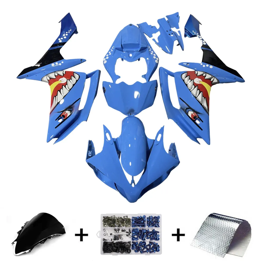 Injection Fairing Kit Bodywork Plastic ABS Yamaha YZFR1 YZF-R1 2007-2008
