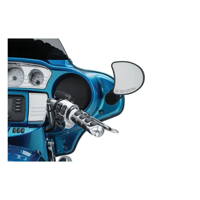 Kuryakyn Batwing Adjustable Drop Mirror Mount FLHX Street Glide 14-21