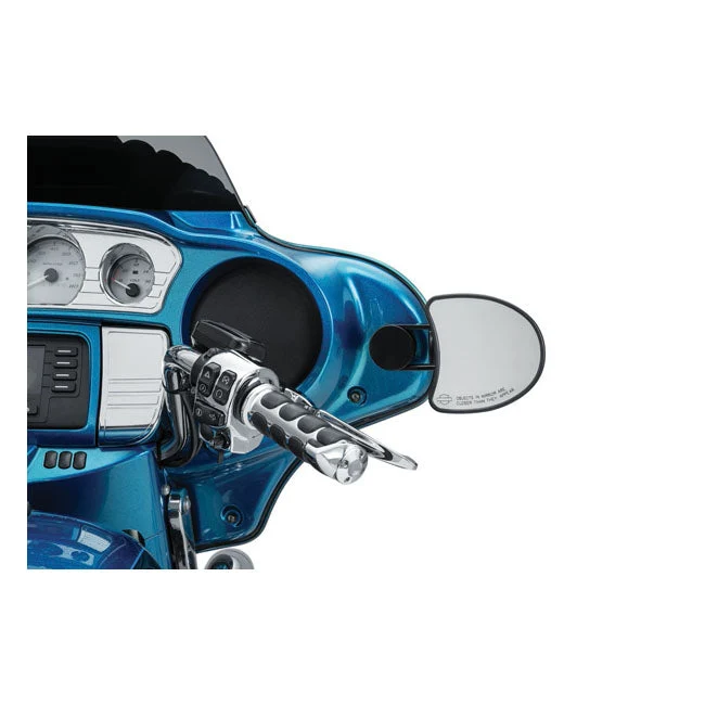 Kuryakyn Batwing Adjustable Drop Mirror Mount FLHX Street Glide 14-21