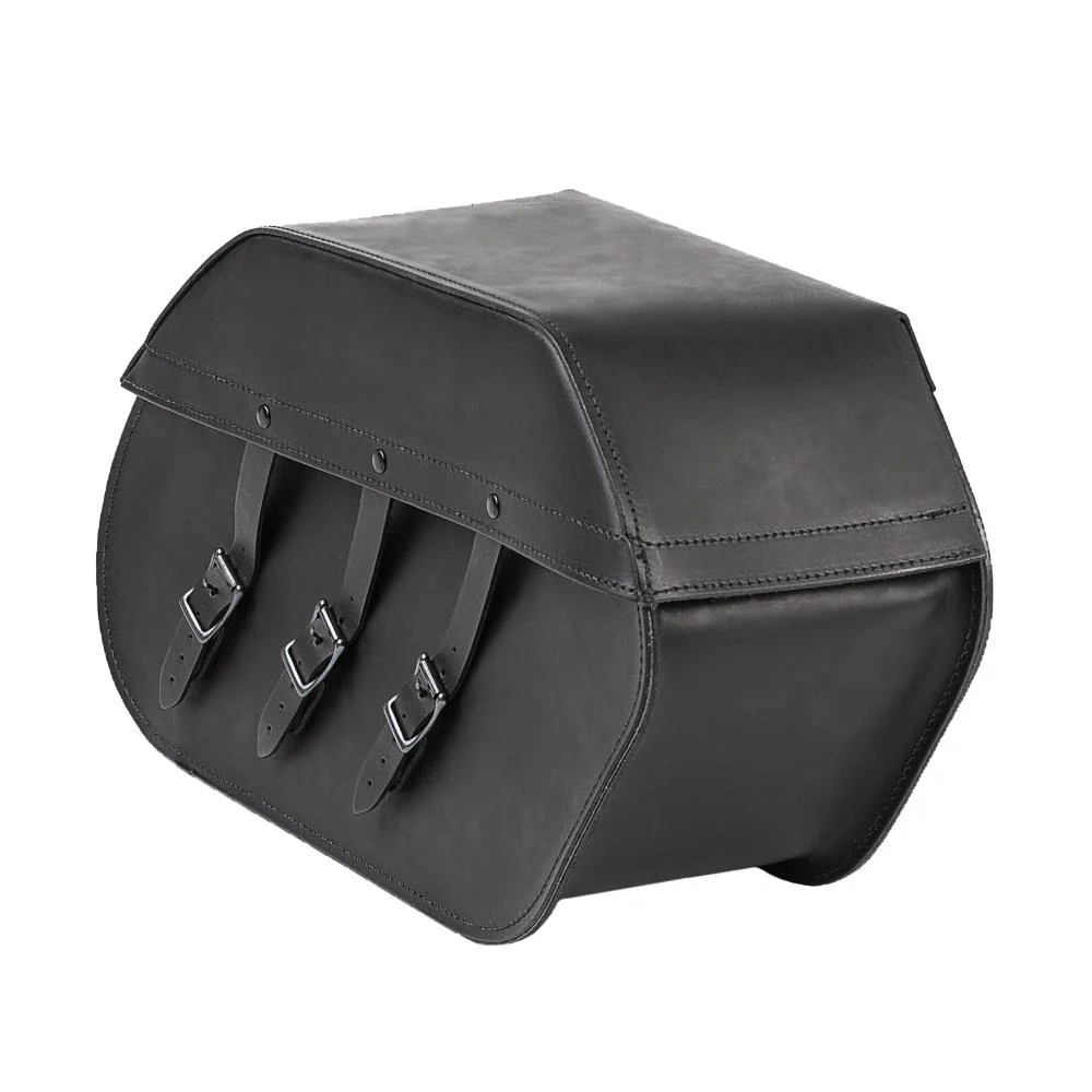 Ledrie Reinforced Rigid Multi Buckle 40L Sidoväskor Skinn MC