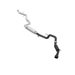 MBRP 2024 Toyota Tacoma 2.4L (Excl Leaf Spring) 3in Cat-Back Single Exit Blk-Coated Aluminized Steel