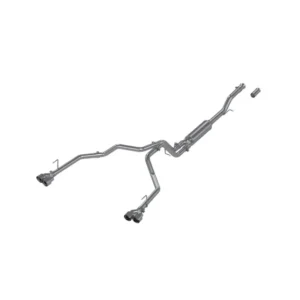 MBRP 21-24 Chevrolet Suburban XL 5.3L 3in Aluminized 2.5in Dual Split Carbon Fiber Cat-back