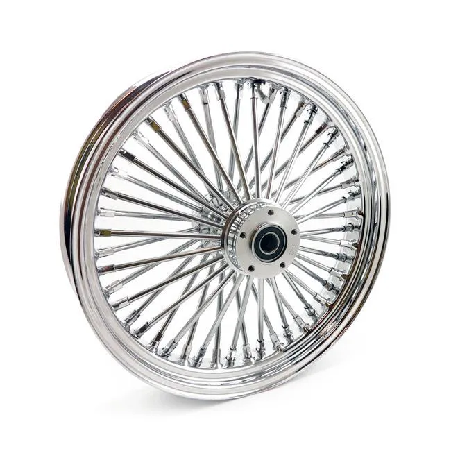 MCS Radial 48 Fat Spoke Framhjul 3.50 x 18" DF Krom