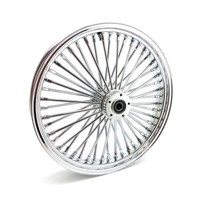 MCS Radial 48 Fat Spoke Framhjul 3.50 x 21" DF Krom