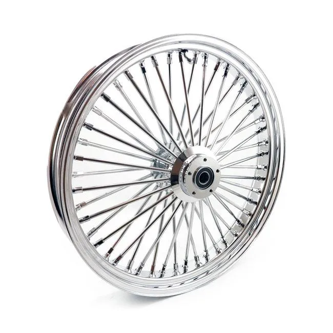 MCS Radial 48 Fat Spoke Framhjul 3.50 x 23" DF Krom