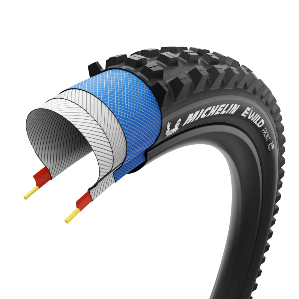MICHELIN E-WILD FRONT Performance Line 29x2.60 Tubeless Ready Soft Black-däck