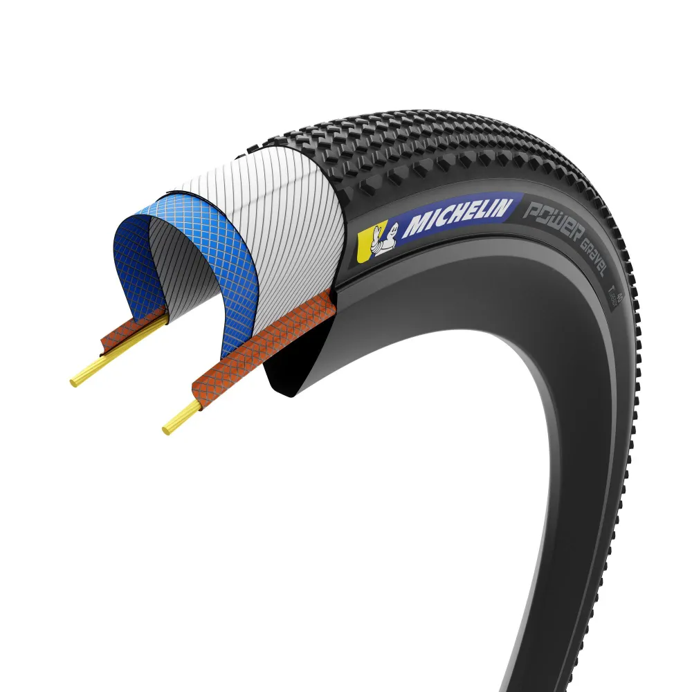 MICHELIN POWER GRAVEL Competition Line 700x57 Tubeless Ready Brunt däck