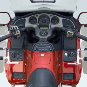 National Cycle 01-17 Honda GL1800 Gold Wing Mirror Mount Wing Deflectors-Lt. Tint