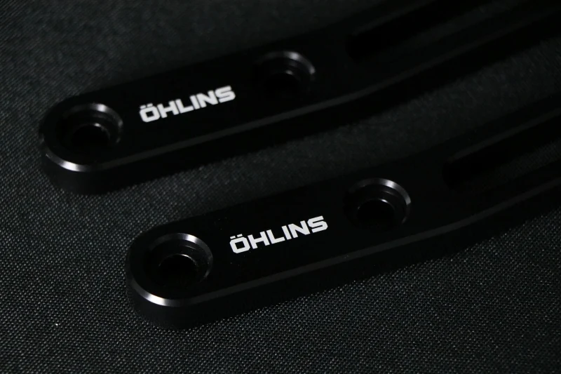 Ohlins 14-26 Harley FL Touring STX 36 Twin Blackline 13in Blk Reservoir Shocks Min 250lb-Max 575lb