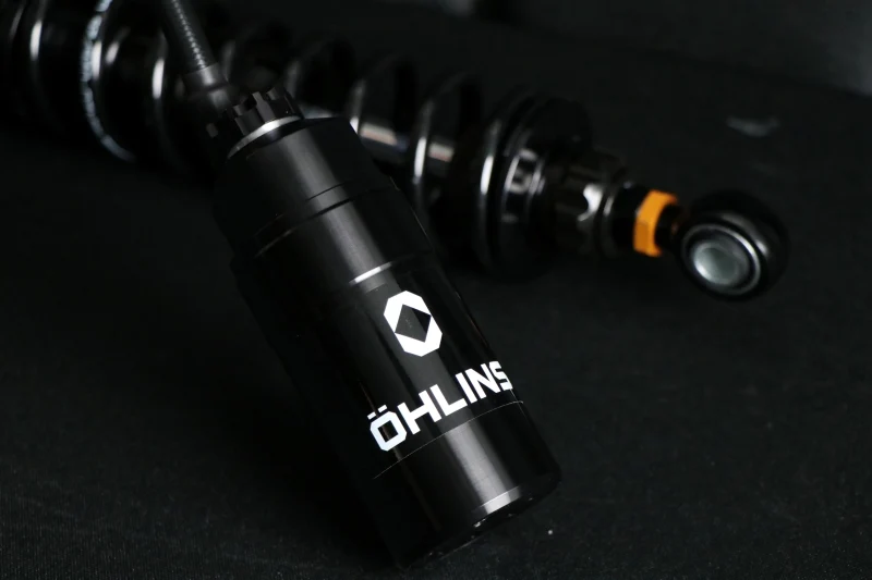 Ohlins 14-26 Harley FL Touring STX 36 Twin Blackline 13in Blk Reservoir Shocks Min 250lb-Max 575lb