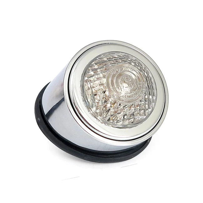 Old School Typ 1 LED Bakljus Klar Lins Krom