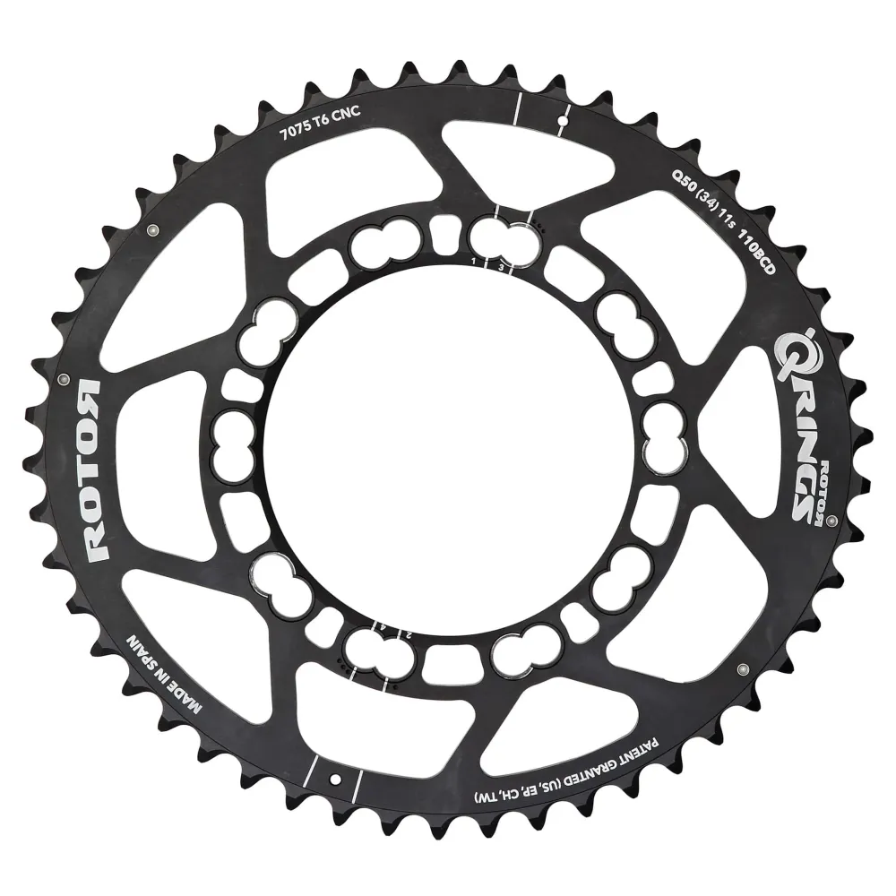 Oval utvändig platta 10/11V ROTOR Q-RING 110 mm