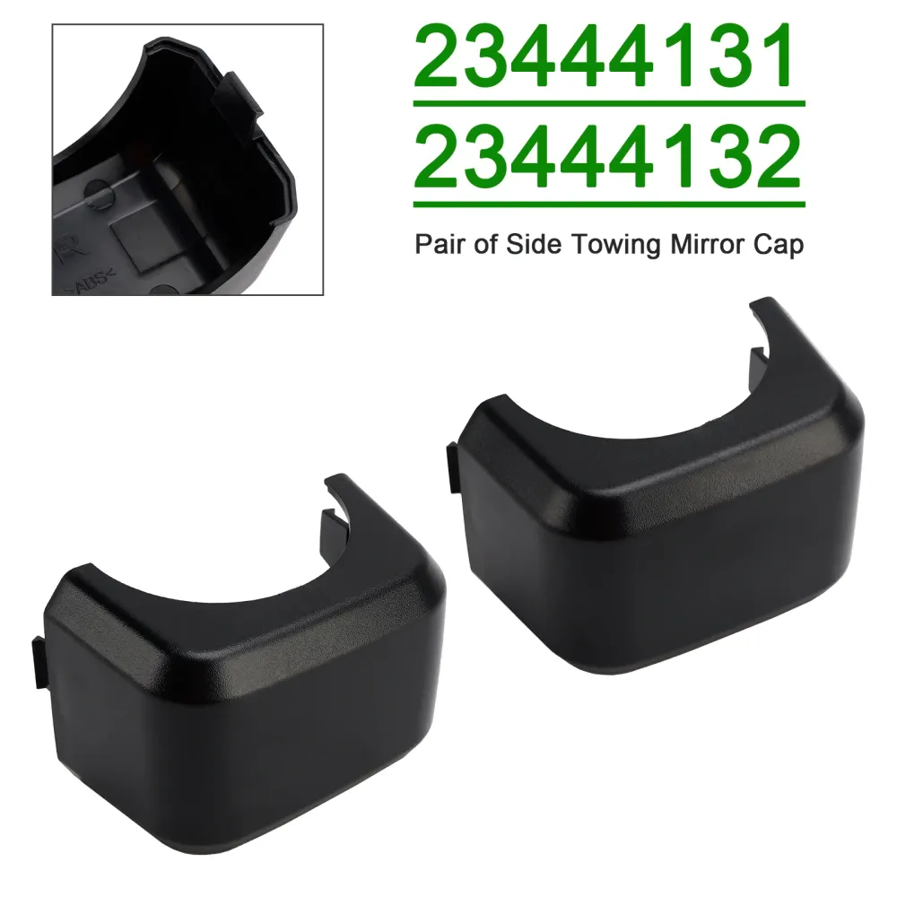 Pair Side Towing Mirror Cap 23444131 23444132 Sierra Silverado 2016-2020