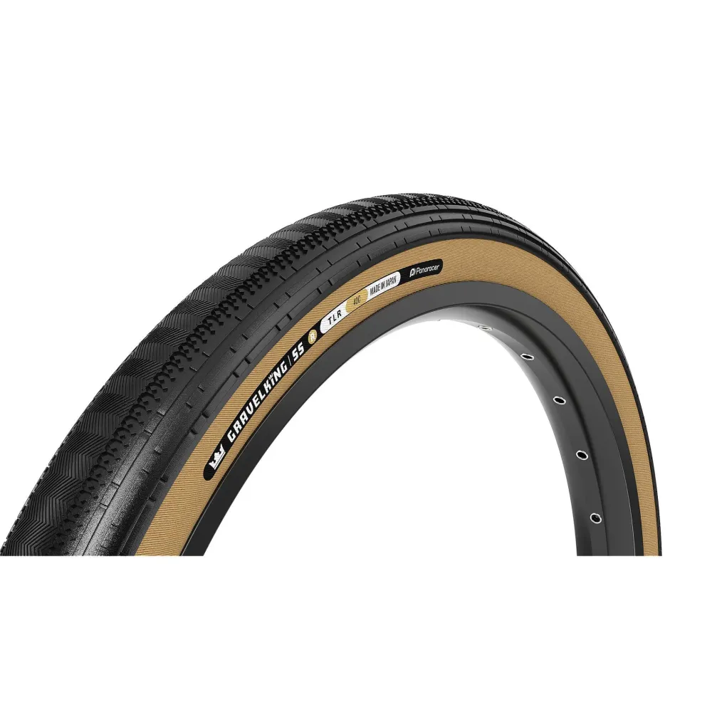 PANARACER GRAVELKING SEMISLICK R-LINE TLR 700x35c Tubeless Ready Beige däck