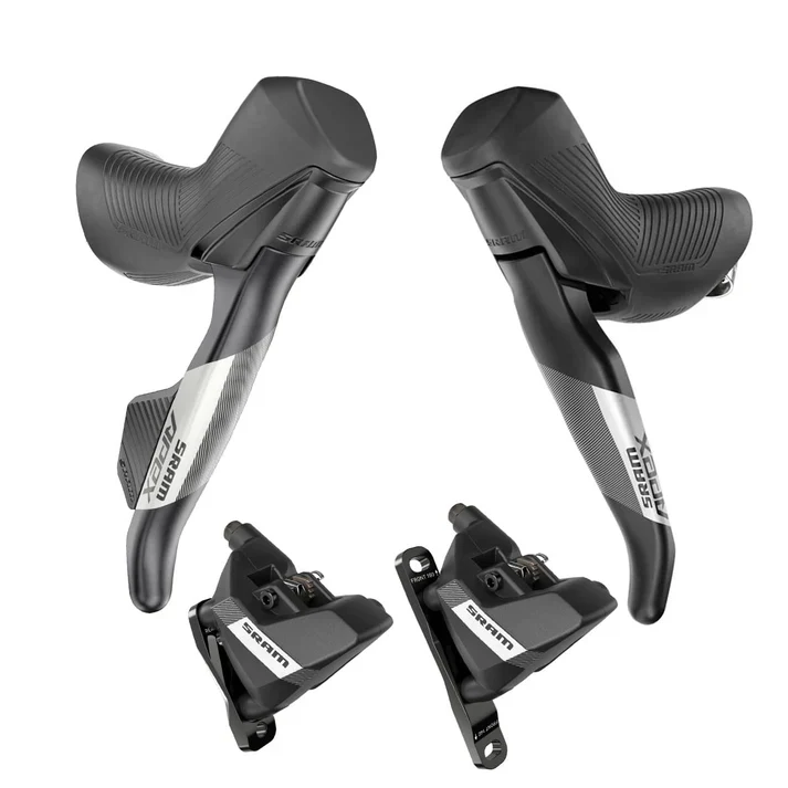 Par SRAM APEX AXS D1 HRD 1x12 Flat Mount Discless-spakar och bromsok