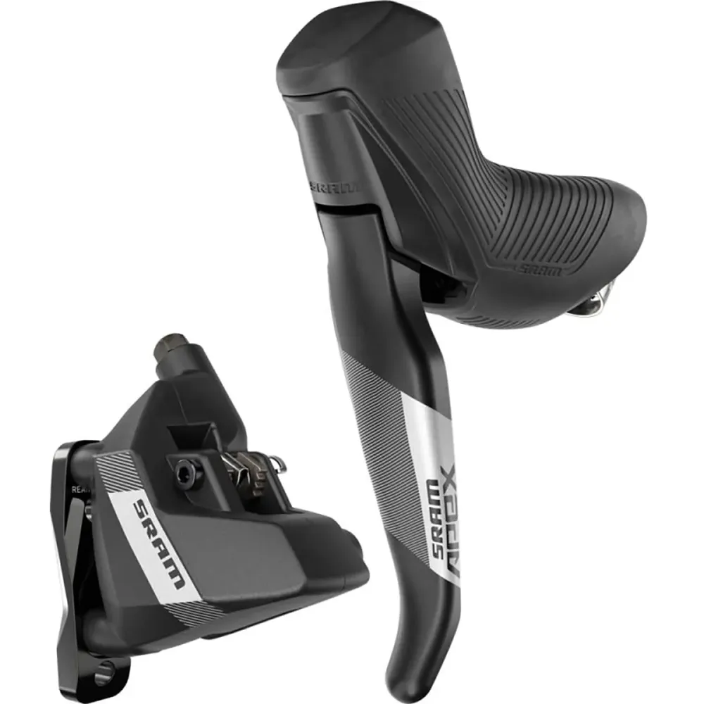 Par SRAM APEX AXS D1 HRD 1x12 Flat Mount Discless-spakar och bromsok