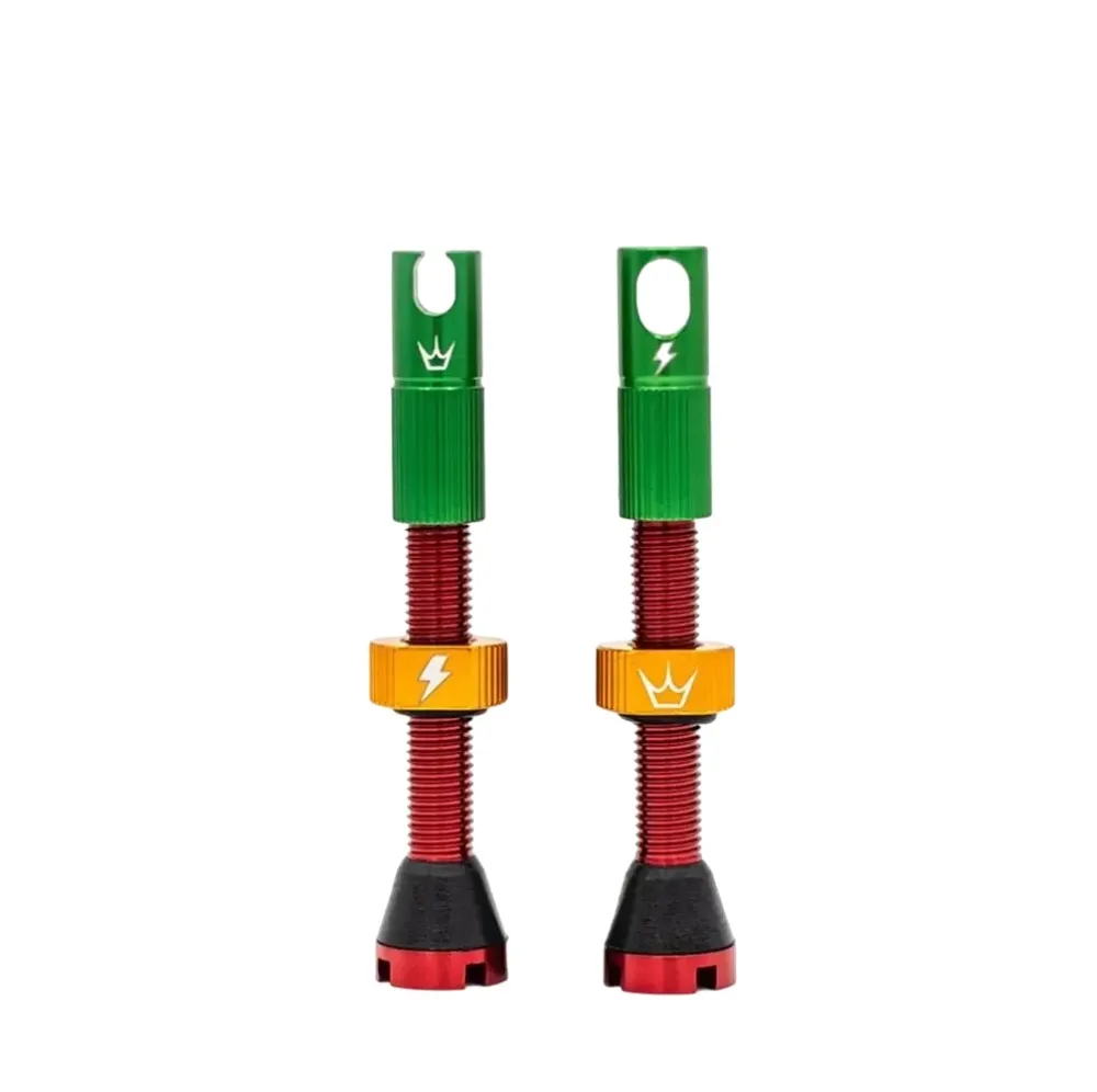 PEATY'S x 50To01 MK2 Presta 42 mm slanglösa ventiler (x2) Rasta