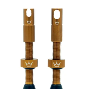 PEATY'S x Chris King MK2 Presta 42 mm slanglösa ventiler (x2) brons