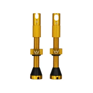PEATY'S x Chris King MK2 Presta 60 mm slanglösa ventiler (x2) Guld