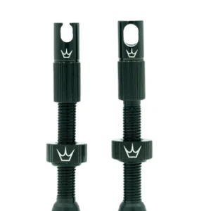 PEATY'S x Chris King MK2 Presta 60 mm slanglösa ventiler (x2) Svart