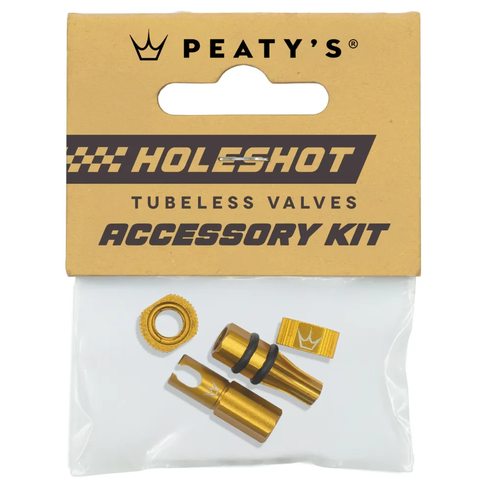 PEATY'S HOLESHOT FAST FLOW Gold Ventilhattar och nipplar - sats
