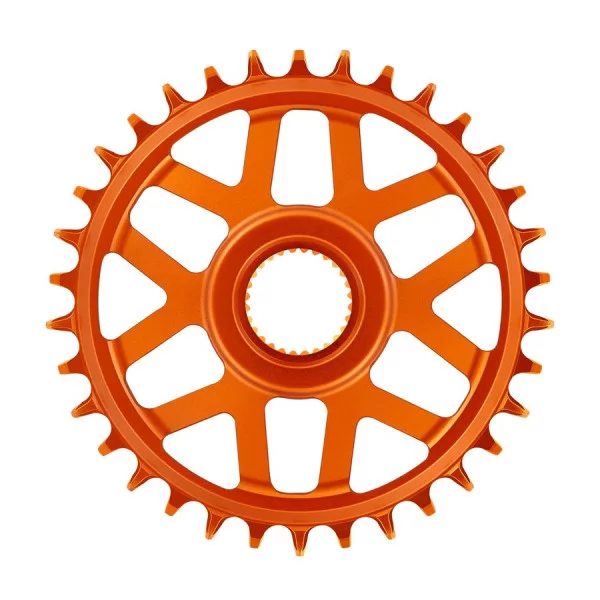 Plateau Mono E-THIRTEEN HELIX RACE E-SPEC 11/12V direktmontering Bosch Gen4 Offset 13mm Orange
