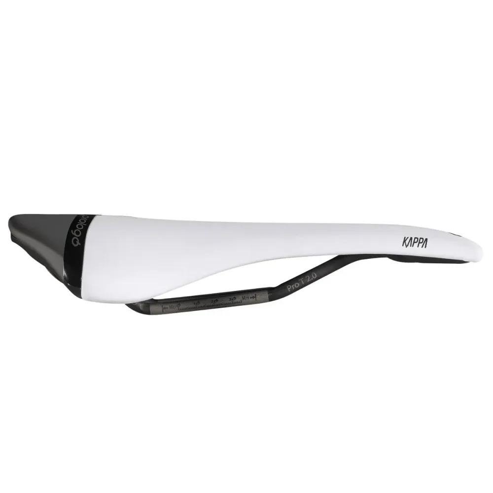 PROLOGO KAPPA PAS Sadel 147 mm bredd T2.0 skenor Vit