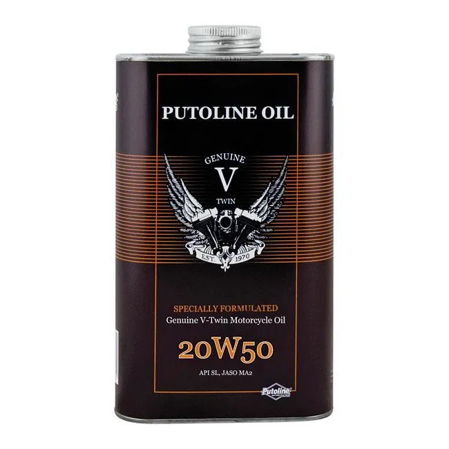 Putoline Genuine V-Twin Motorolja Helsyntet 20W-50 1L