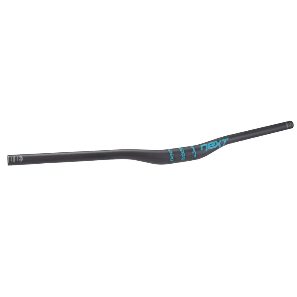 RACE FACE NEXT Rise 20mm 760mm Kolfiber/Turkos styre